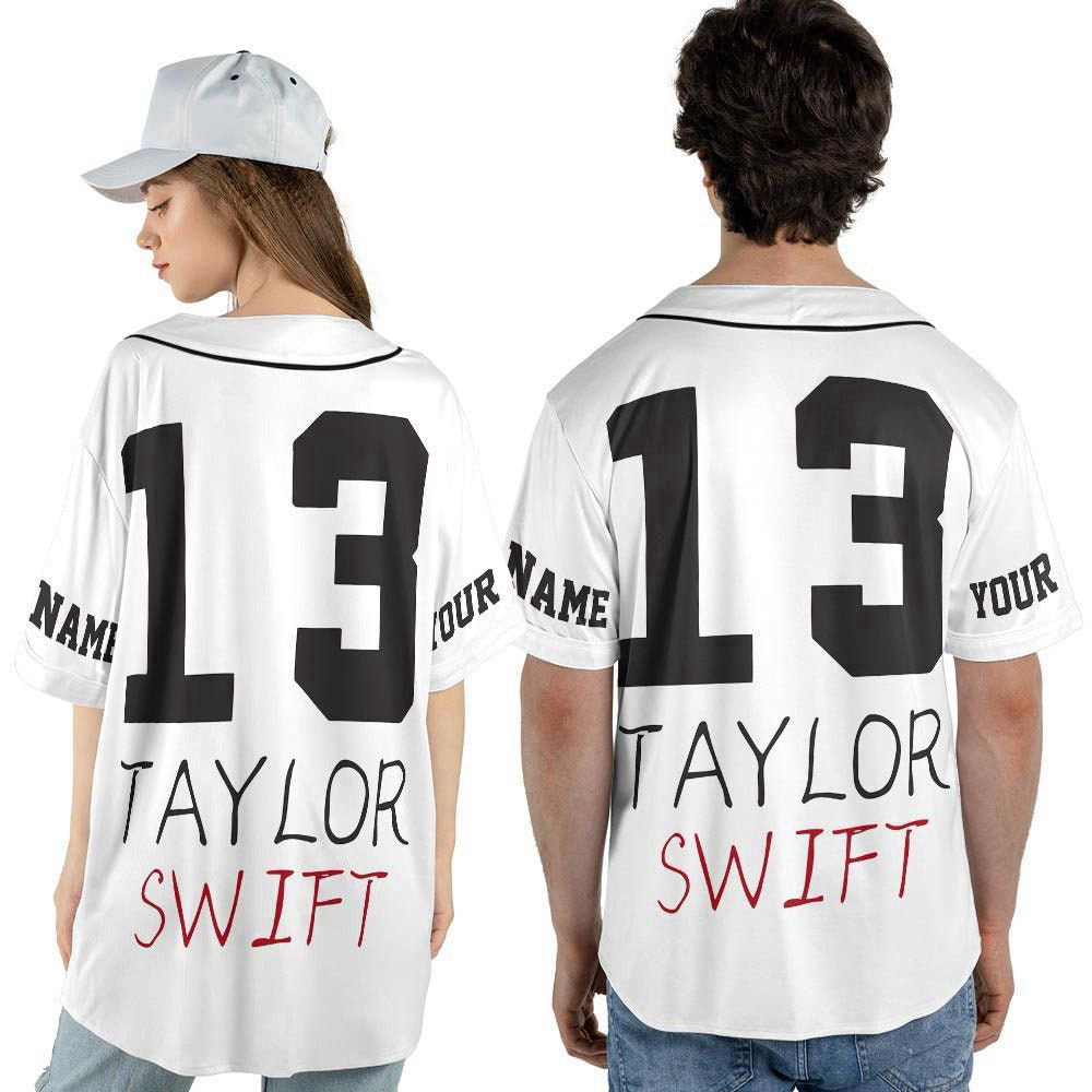 Custom Name And Number Junior Jewels Music Baseball Jersey, You Belong With Me Outfit - lylyprint.com