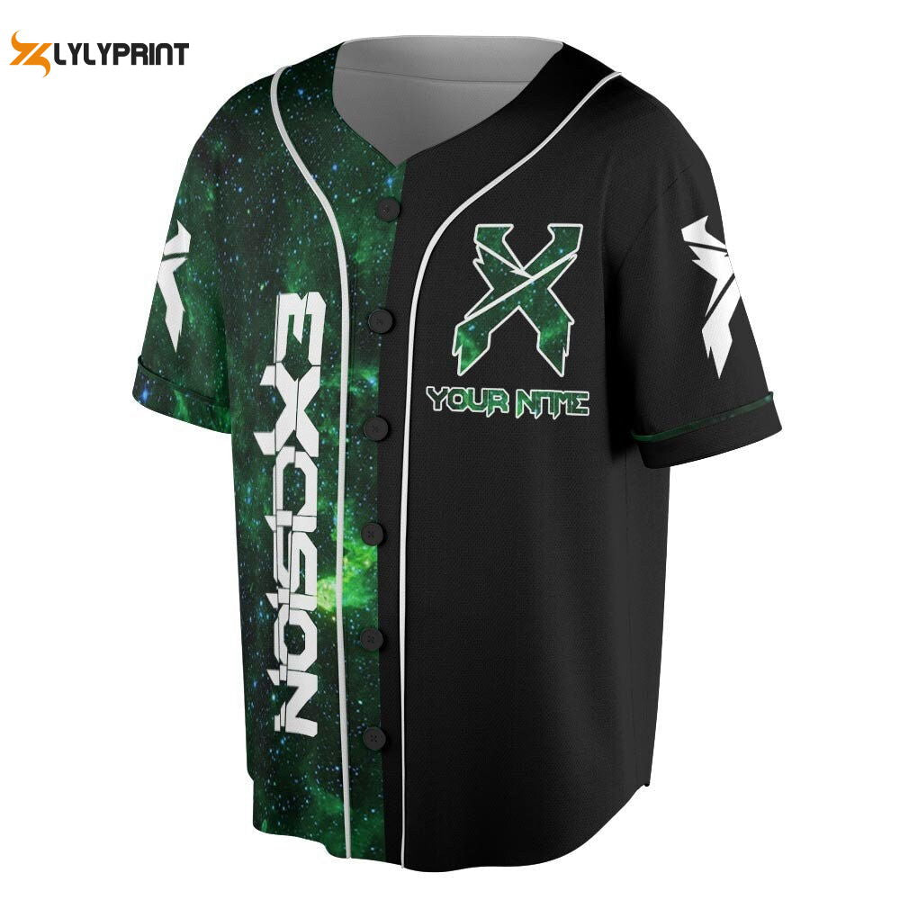 Custom Name Excision Dj Music Baseball Jersey, DJ Live World Tour 2023 Shirt - lylyprint.com