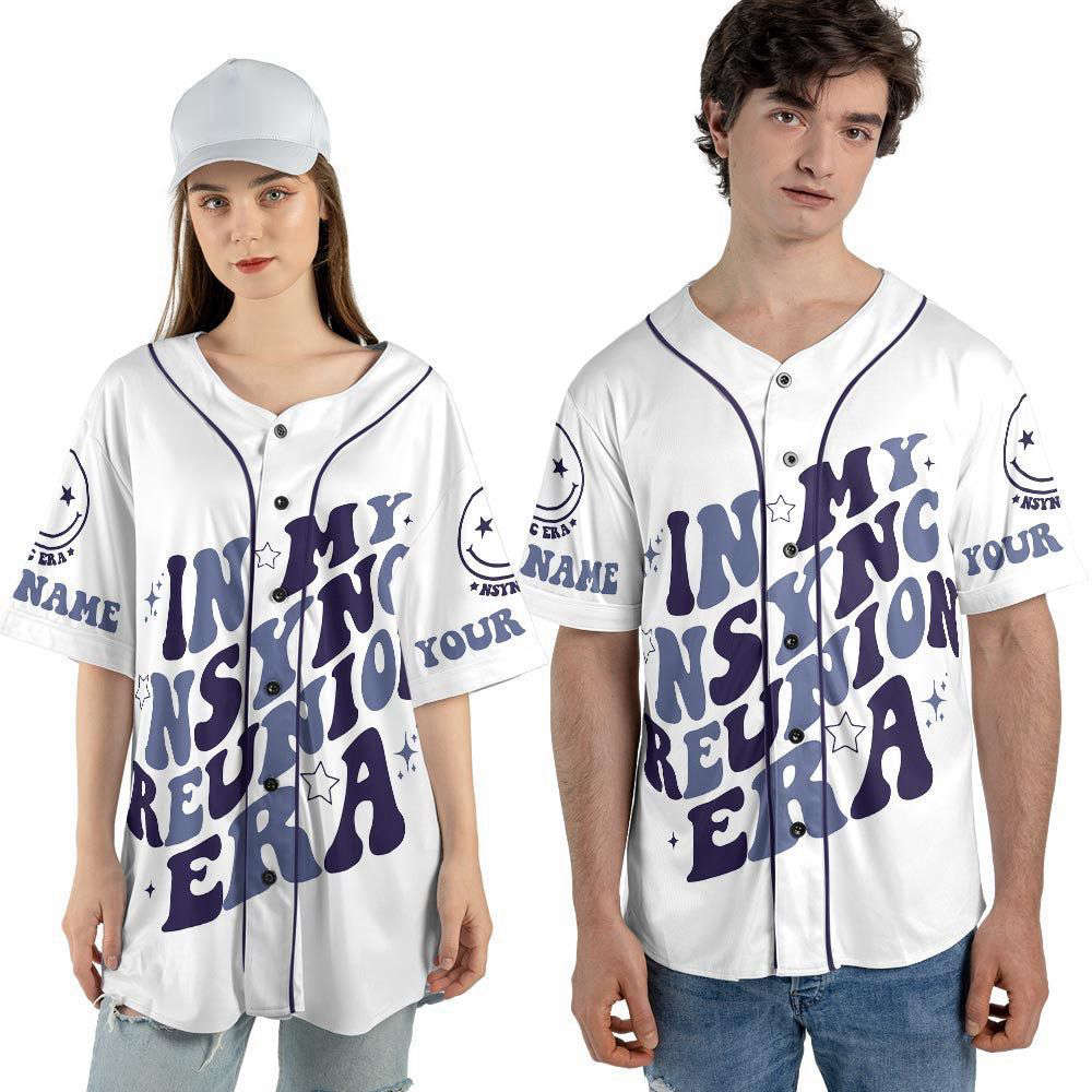 Custom Name In my Nsync Reunion Era Music Baseball Jersey, Nsync Boy Band 90s 2023 - lylyprint.com