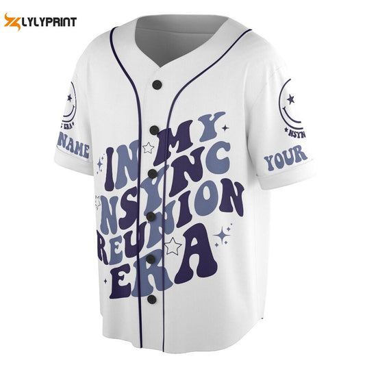 Custom Name In my Nsync Reunion Era Music Baseball Jersey - lylyprint.com