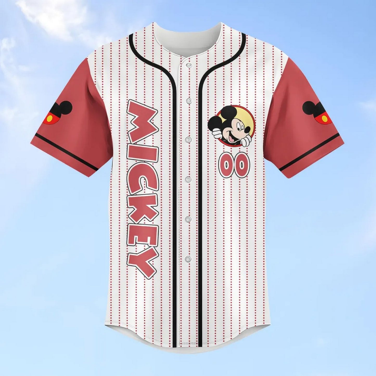 Custom Name Mickey Disney Family Vacation 2025 Baseball Jersey