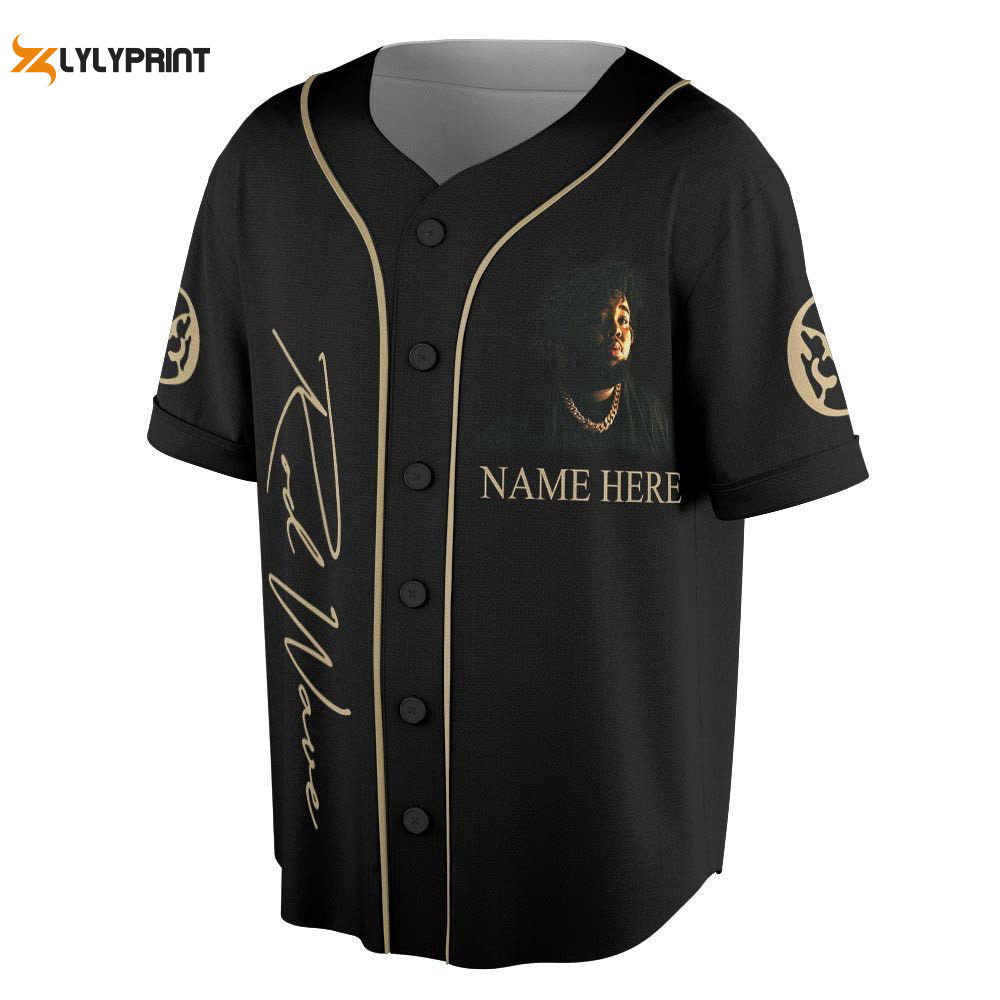 Custom Name Rod Wave Rap Baseball Jersey, Rod Wave Nostalgia Tour - lylyprint.com
