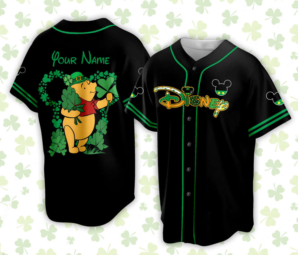 Custom Saint Patrick Day Disneyland Baseball Jersey Personalized Mickey St Patrick Family Vacation Trip Jersey Jersey For Baseball Lovers - Aopprinter
