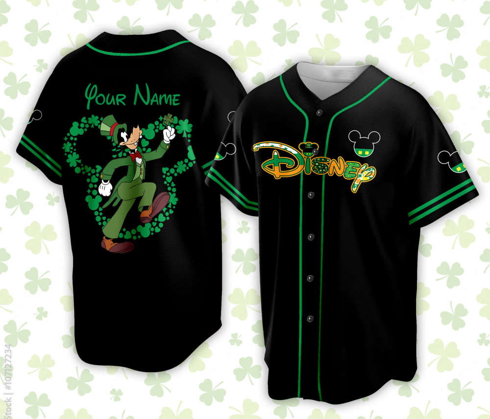 Custom Saint Patrick Day Disneyland Baseball Jersey Personalized Mickey St Patrick Family Vacation Trip Jersey Jersey For Baseball Lovers - Aopprinter