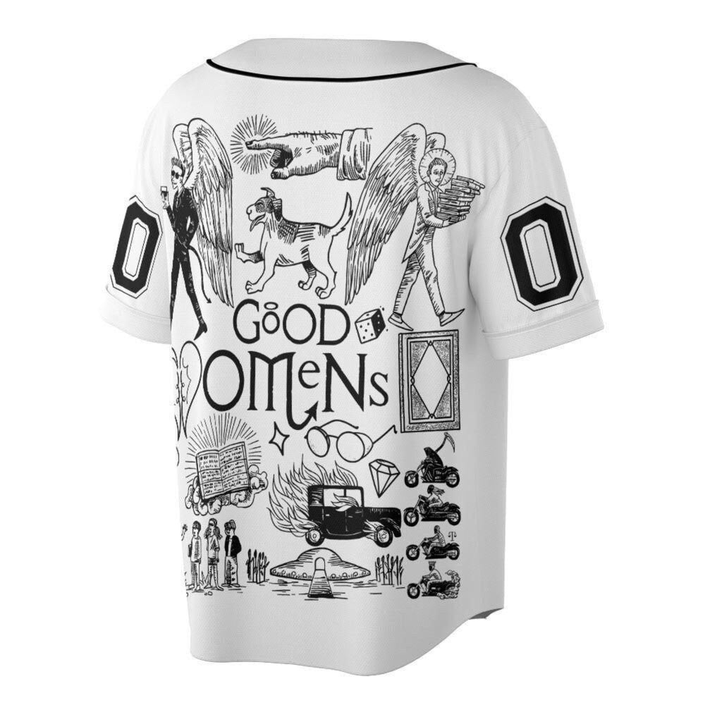 Customized Bad Omens Baseball Jersey For Men Women, Bad Omens Album Lyrics Art Tattoo Jersey - lylyprint.com