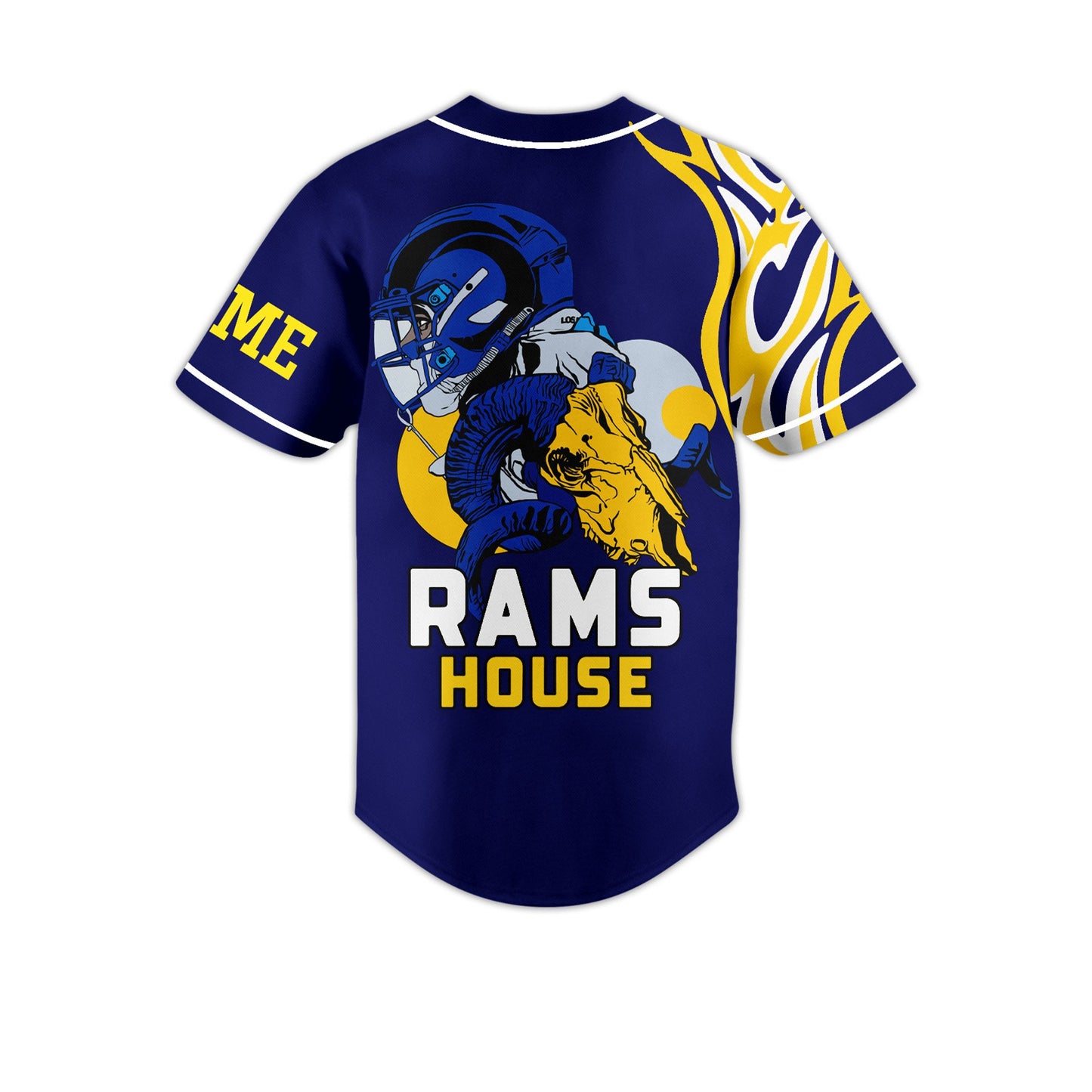 Customized Rams House Los Angeles Rams Baseball Jersey