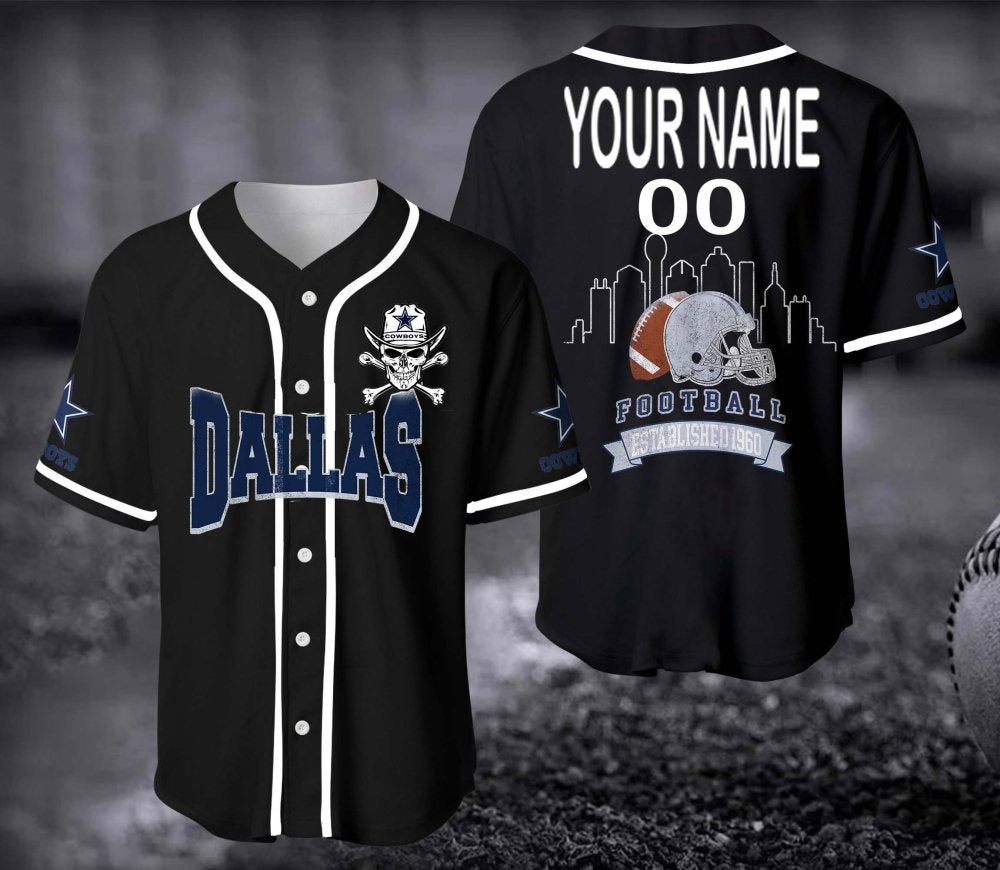 Dallas Cowboy Baseball Jersey - Aopprinter