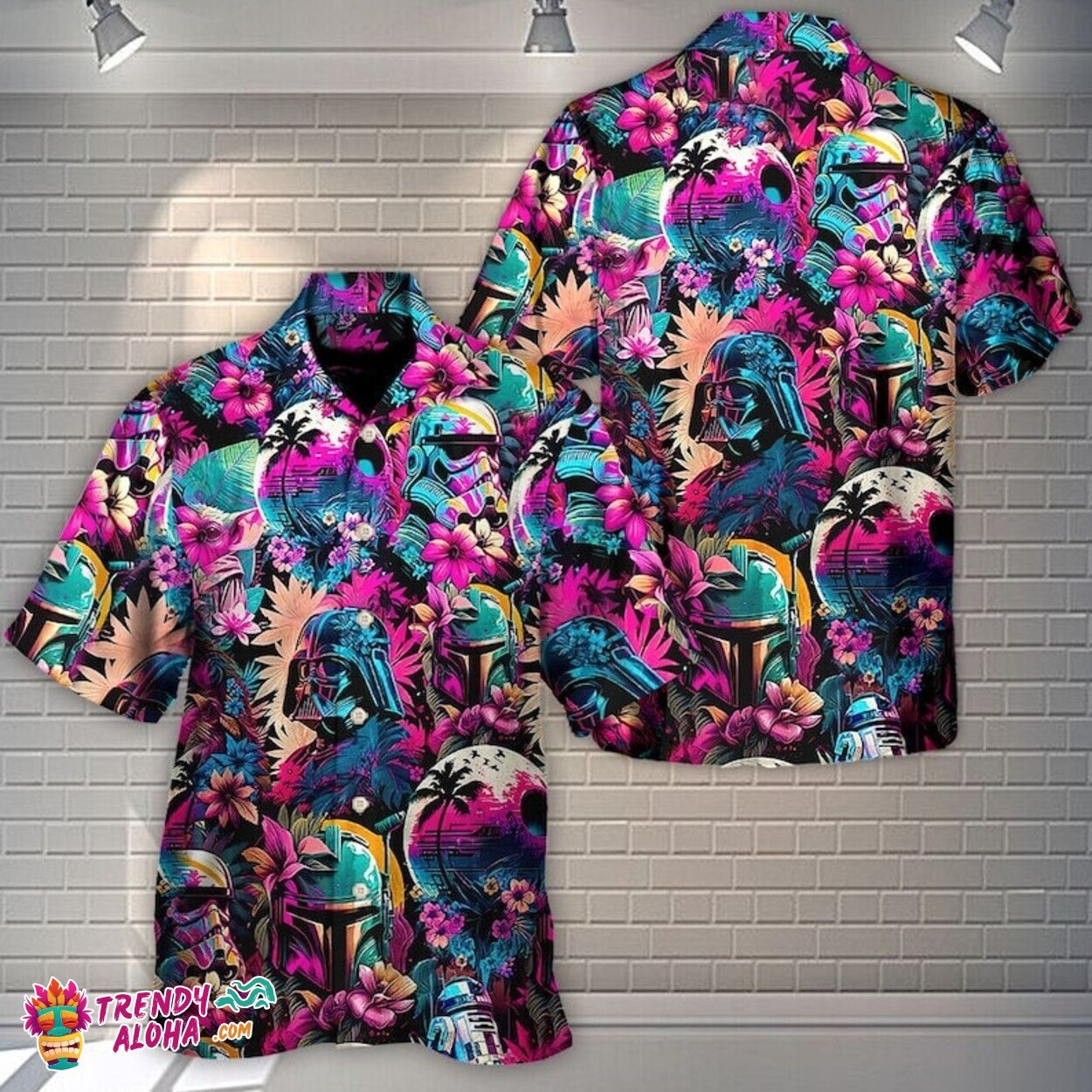 Darth Vader Pirate Theme Hawaiian Shirt Family Starwars Beachwear