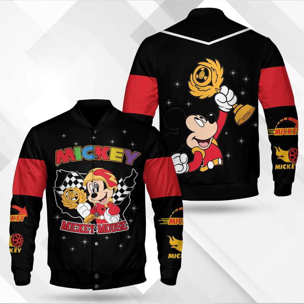Ddisney Baseball Jacket Mickey Jacket Ddisney Racing Shirt Ddisney Family Vacation Shirt Ddisney Trip Matching Shirt For Ddisney Family - Aopprinter