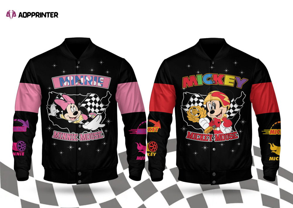Ddisney Baseball Jacket Mickey Jacket Ddisney Racing Shirt Ddisney Family Vacation Shirt Ddisney Trip Matching Shirt For Ddisney Family - Aopprinter