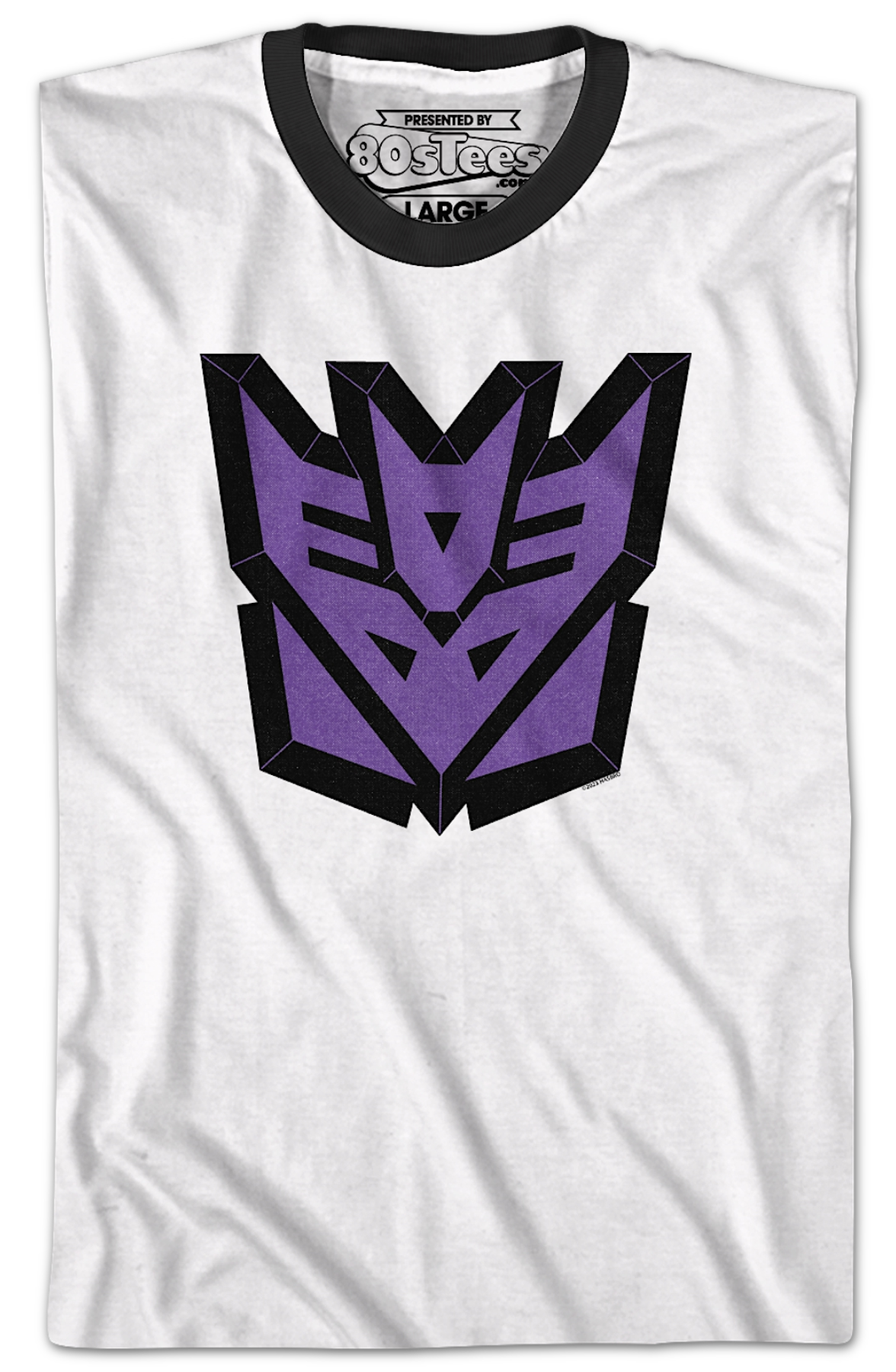 Decepticons Classic Logo Transformers Ringer Shirt