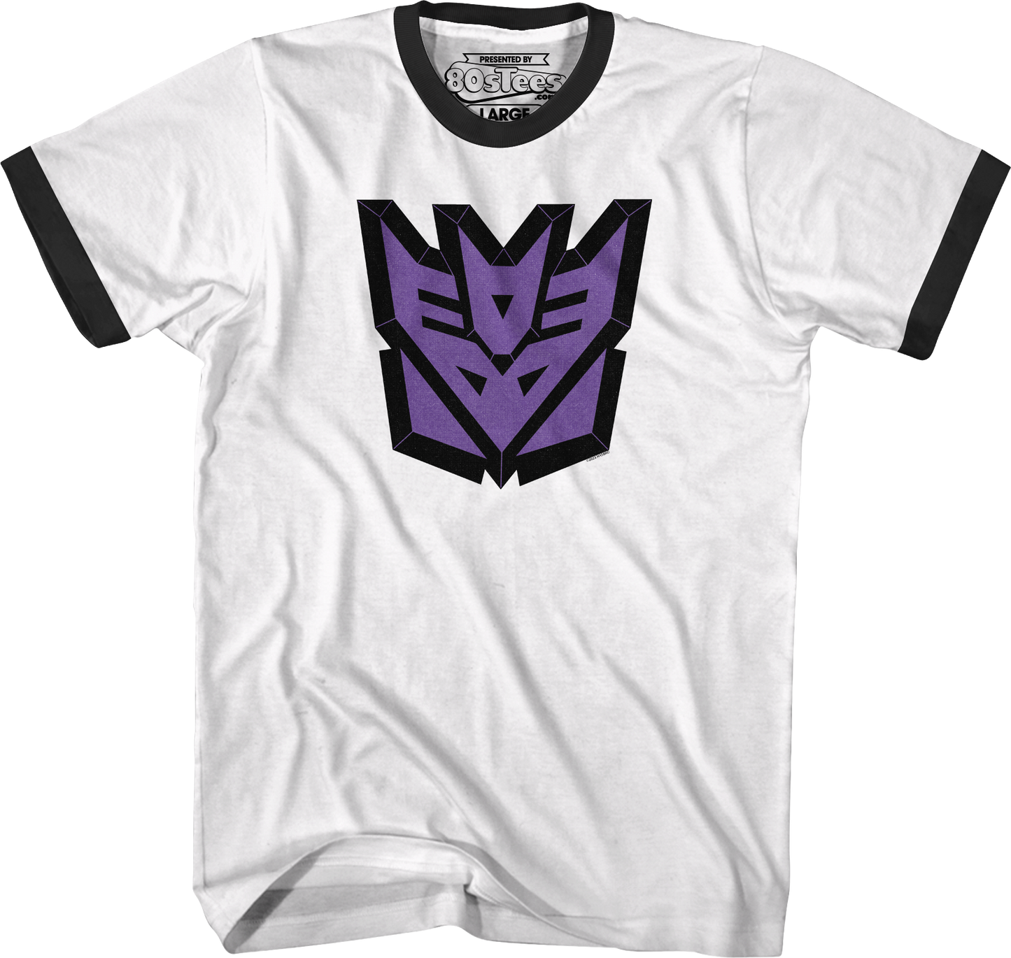 Decepticons Classic Logo Transformers Ringer Shirt