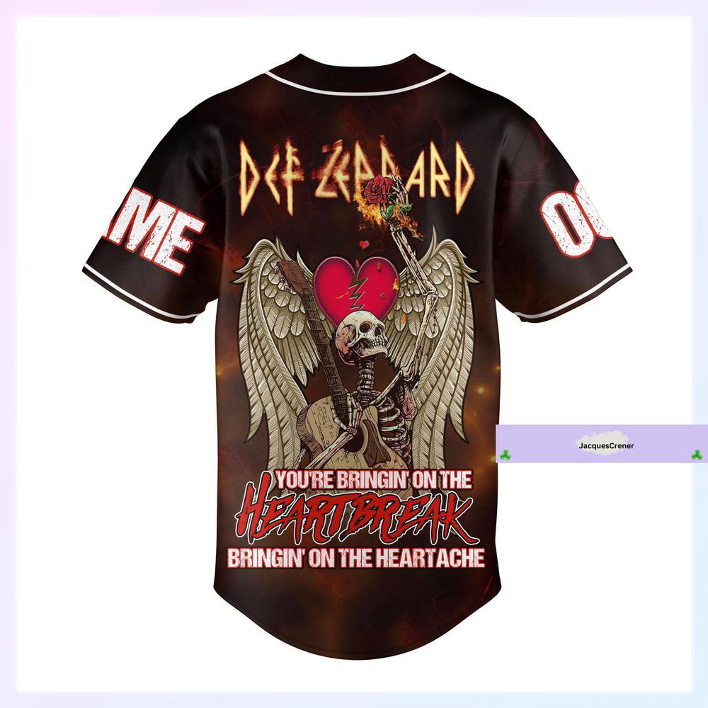 Def Leppard Baseball Jersey, Def Leppard Concert Shirt - lylyprint.com