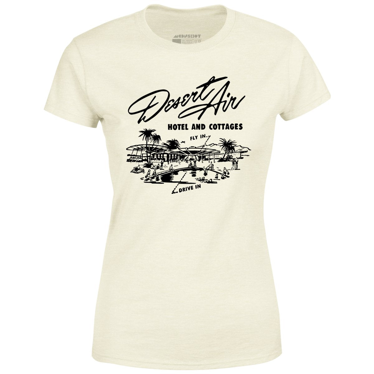 Desert Air Hotel & Cottages v2 - Vintage Palm Springs, CA - Women's T-Shirt