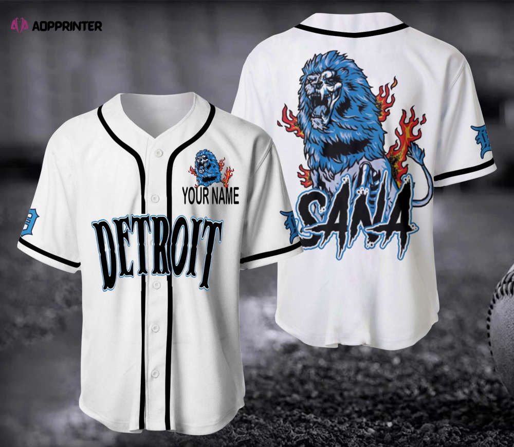 Detroit Sana Football Baseball Jersey - Aopprinter