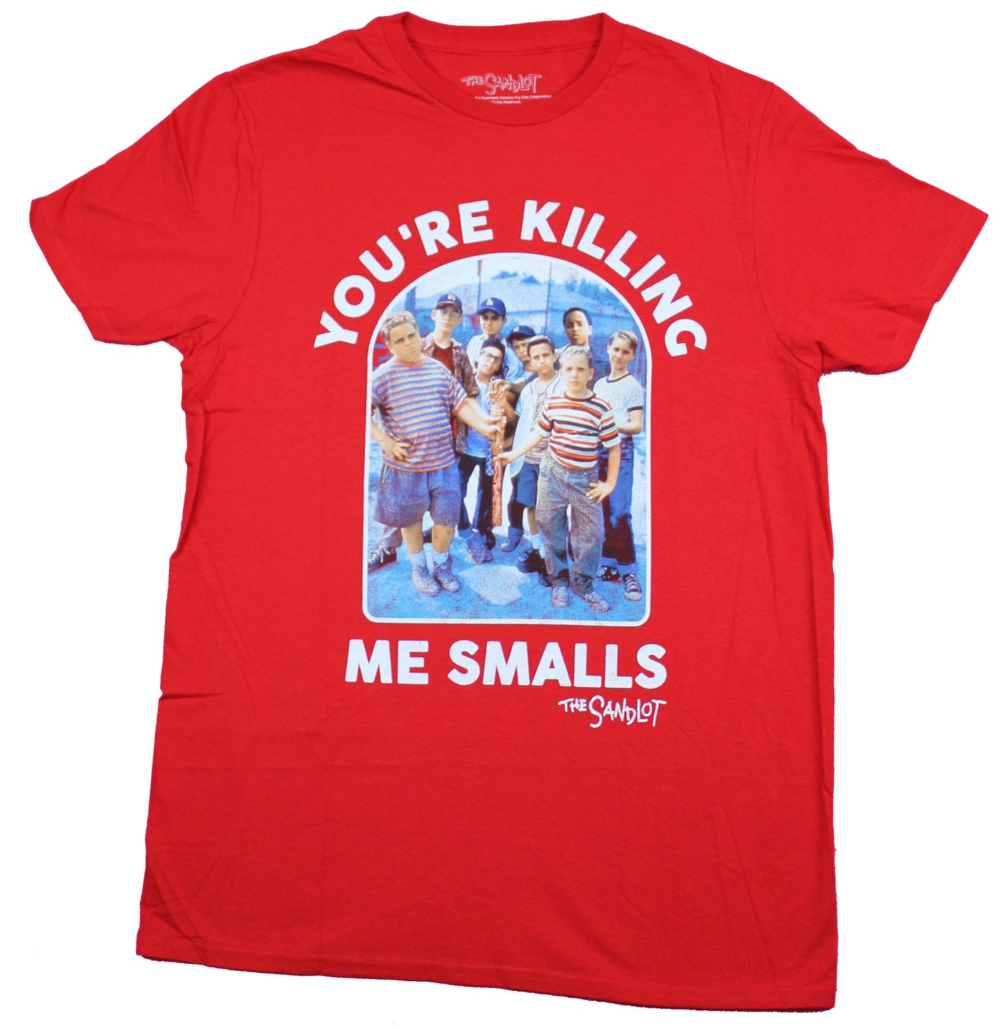 The Sandlot Mens T-Shirt  - You're Killing Me Smalls Full Color Photo Group