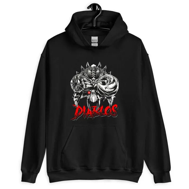 diablos, monoblos Hoodie,massacre demon diablos,shattered monoblos,monoblos T-Shirts, Sweatshirt | InkThreadWorks.com