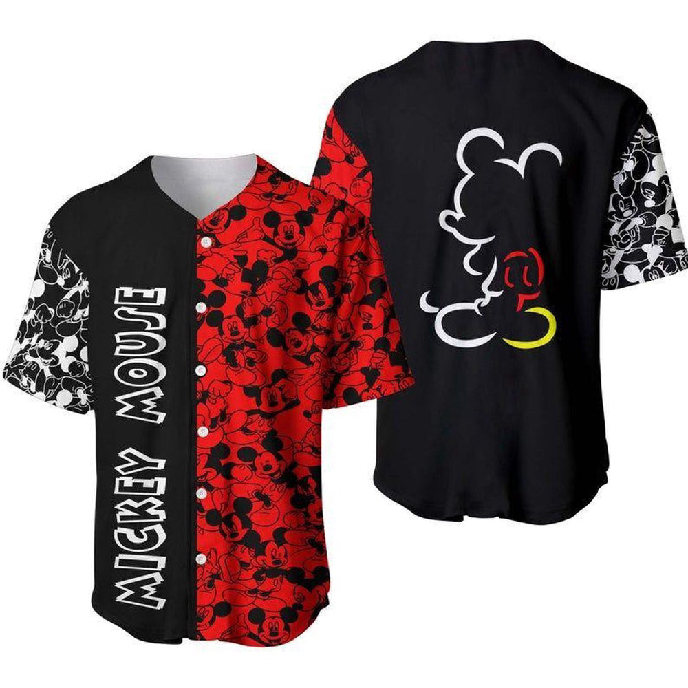 Disney Baseball Jersey: Cartoon Mickey Lover s Gift - Shop Now! - Bafud