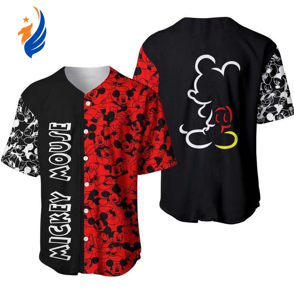 Disney Baseball Jersey: Cartoon Mickey Lover s Gift - Shop Now! - Bafud