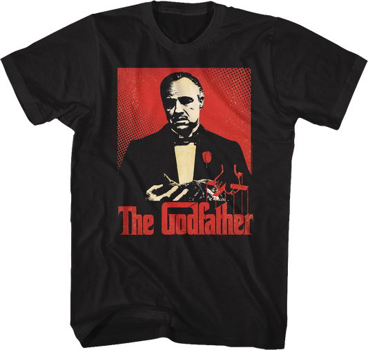 Distressed Graphic Art Godfather T-Shirt