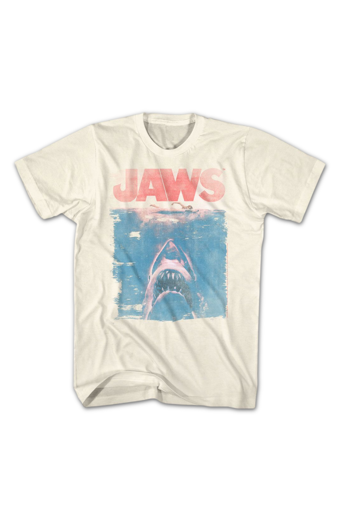 Distressed Movie Poster Jaws T-Shirt