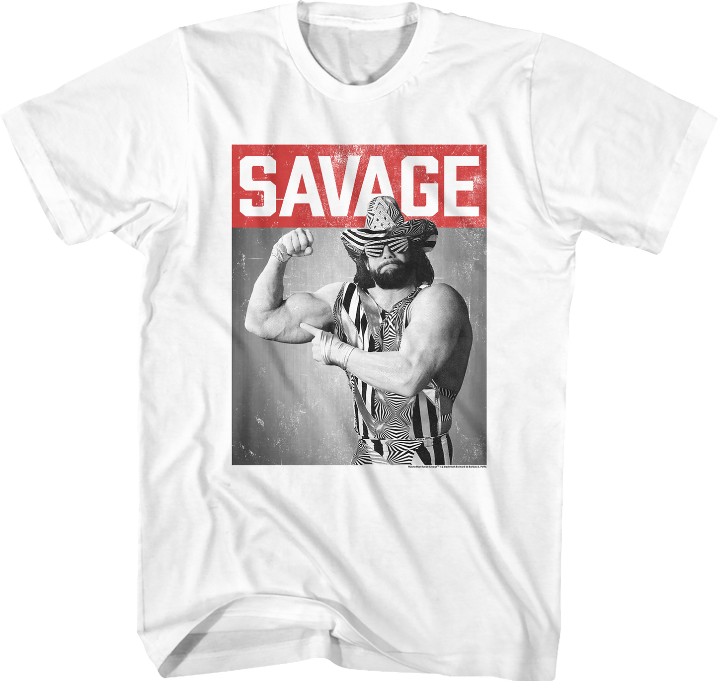 Distressed Photo Macho Man Randy Savage T-Shirt