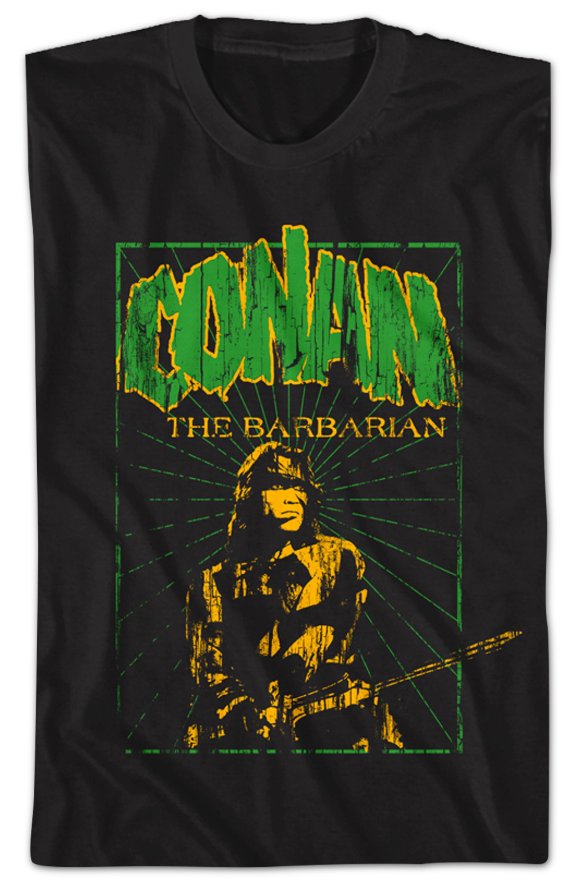Distressed Poster Conan The Barbarian T-Shirt