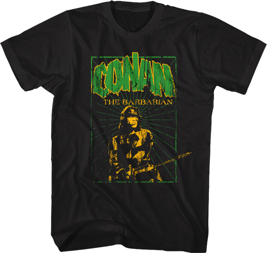 Distressed Poster Conan The Barbarian T-Shirt