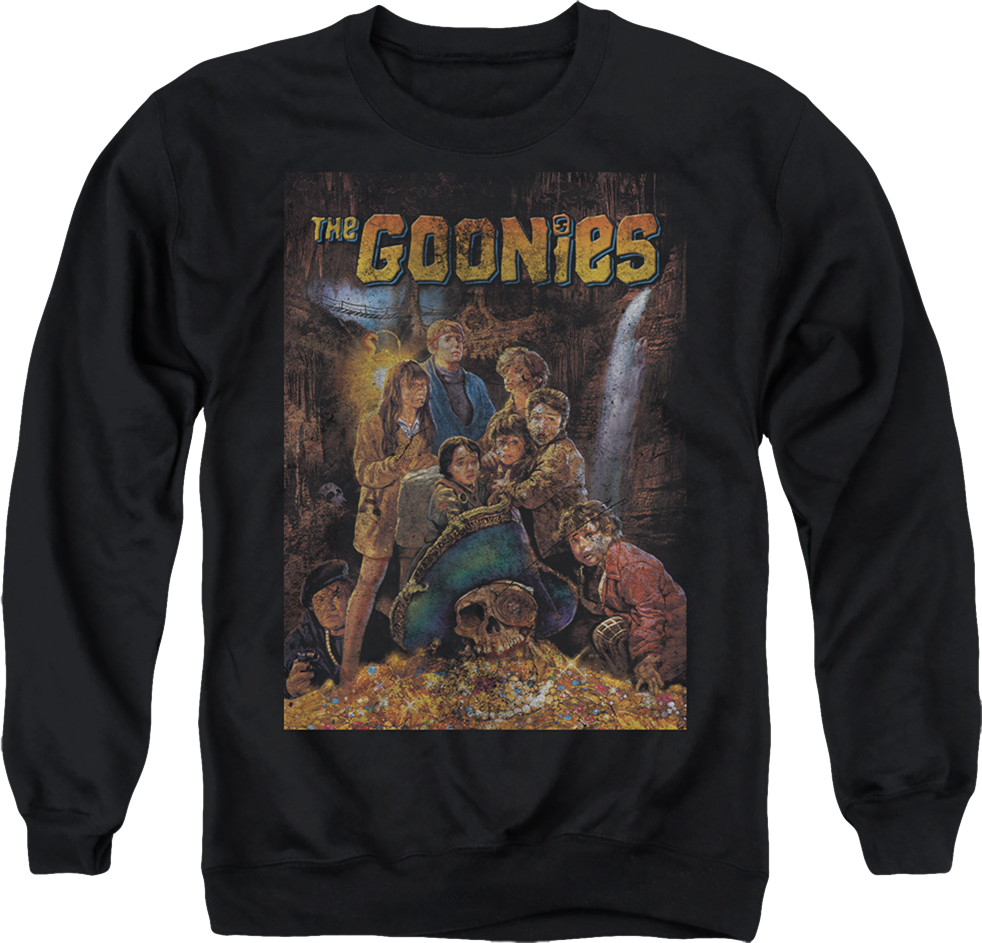Distressed Poster Goonies Sweatshirt