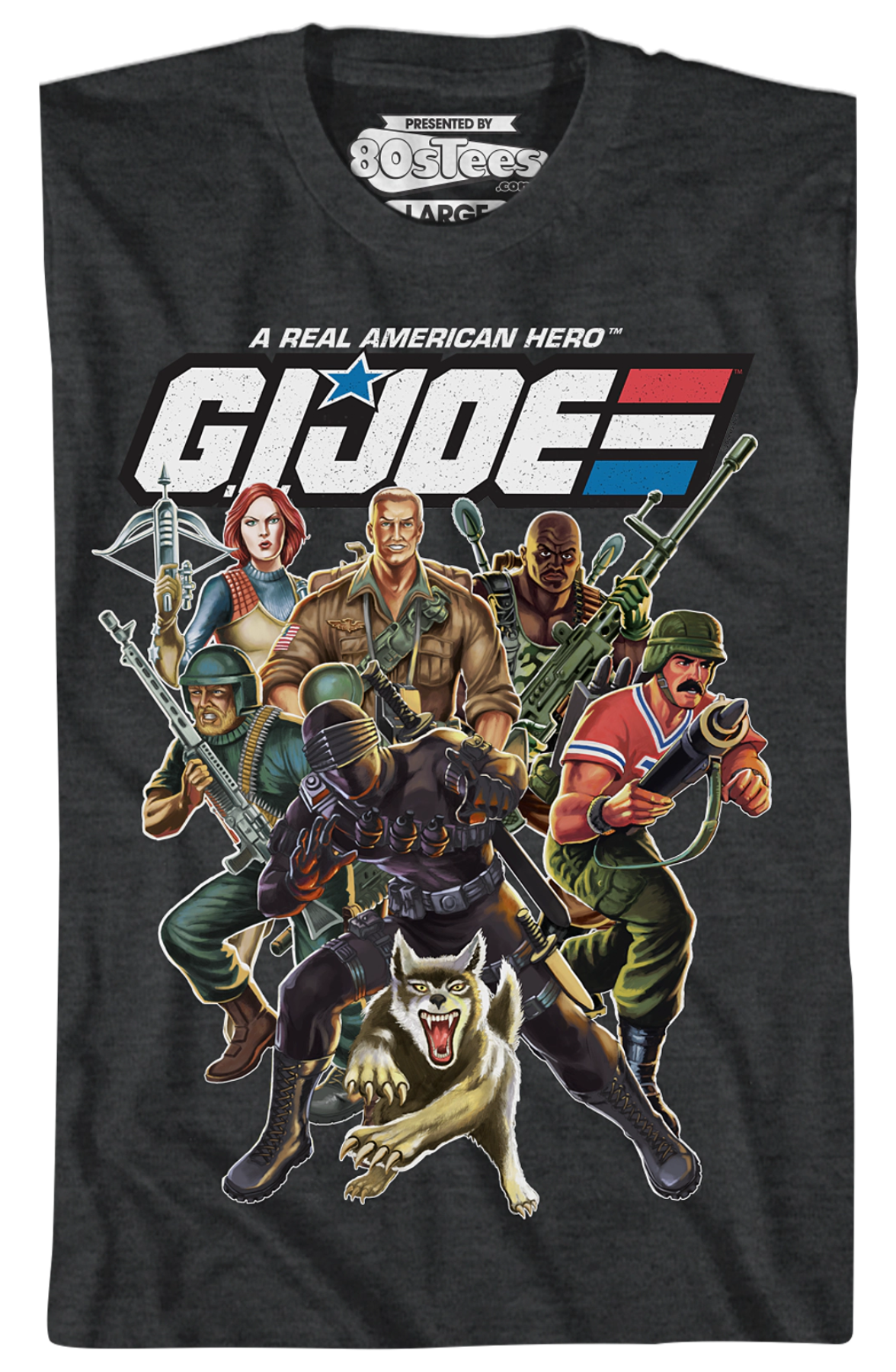 Distressed Real American Hero GI Joe T-Shirt