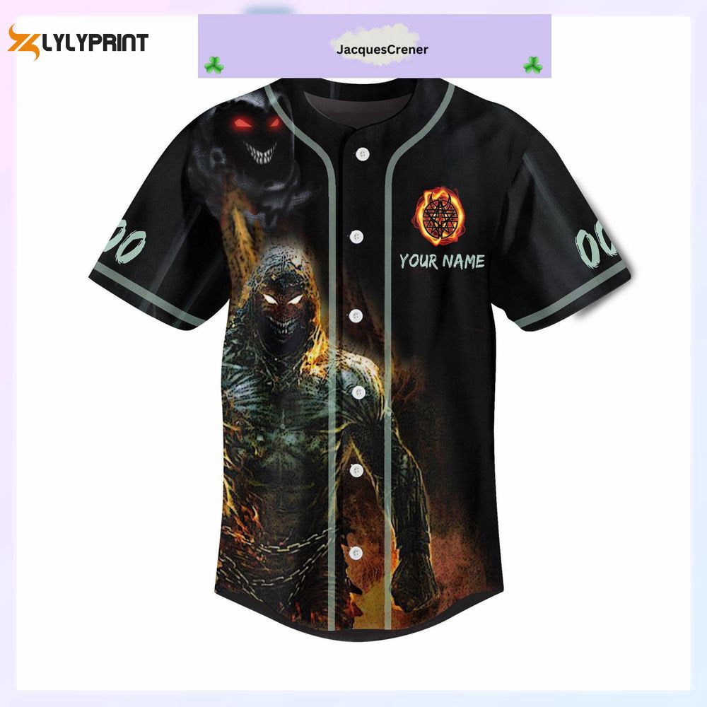 Disturbed Jersey, The Light Baseball Jersey - lylyprint.com