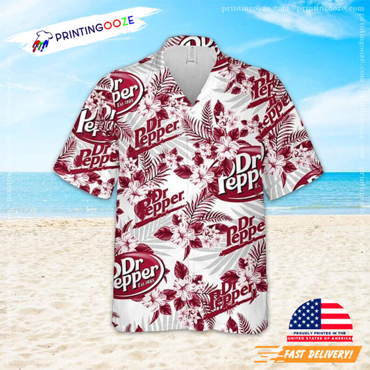 Doctor Pepper Beer Hawaiian Shirt