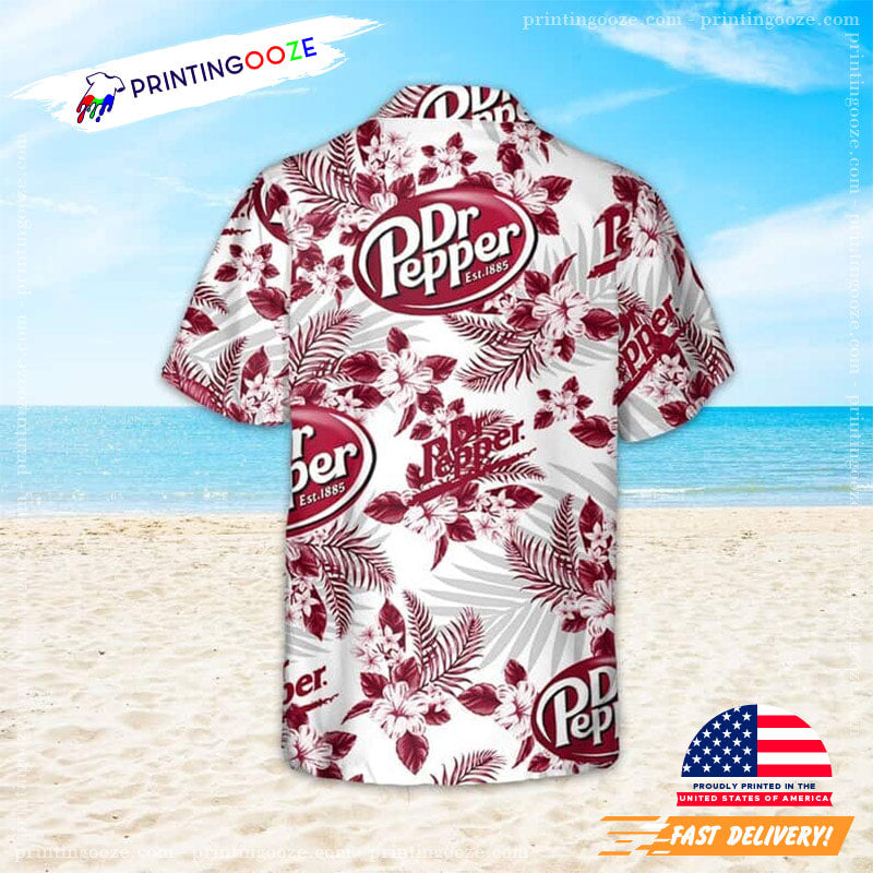 Doctor Pepper Beer Hawaiian Shirt