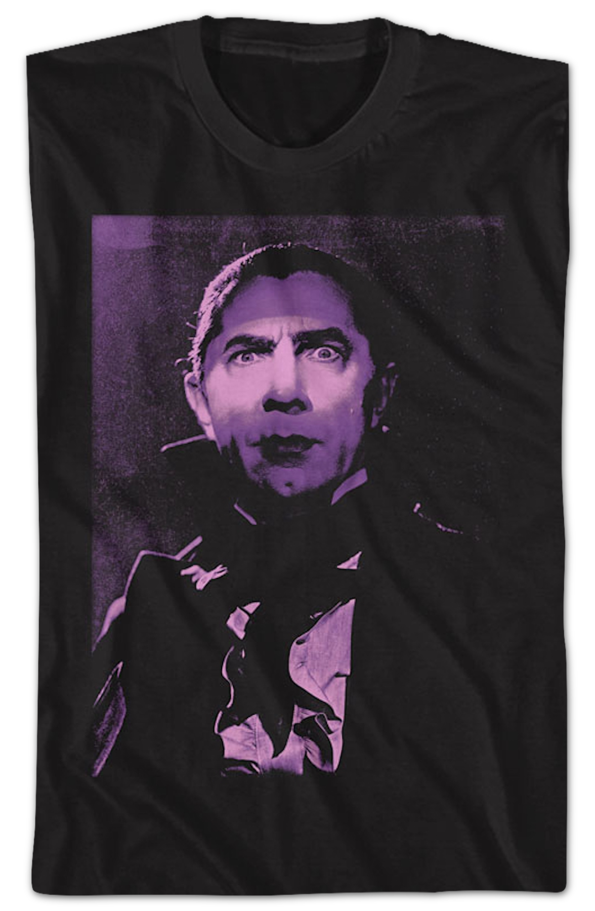 Dracula Purple Photo Bela Lugosi T-Shirt