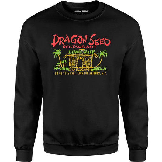 Dragon Seed Luau Hut - Jackson Heights, NY - Vintage Tiki Bar - Unisex Sweatshirt
