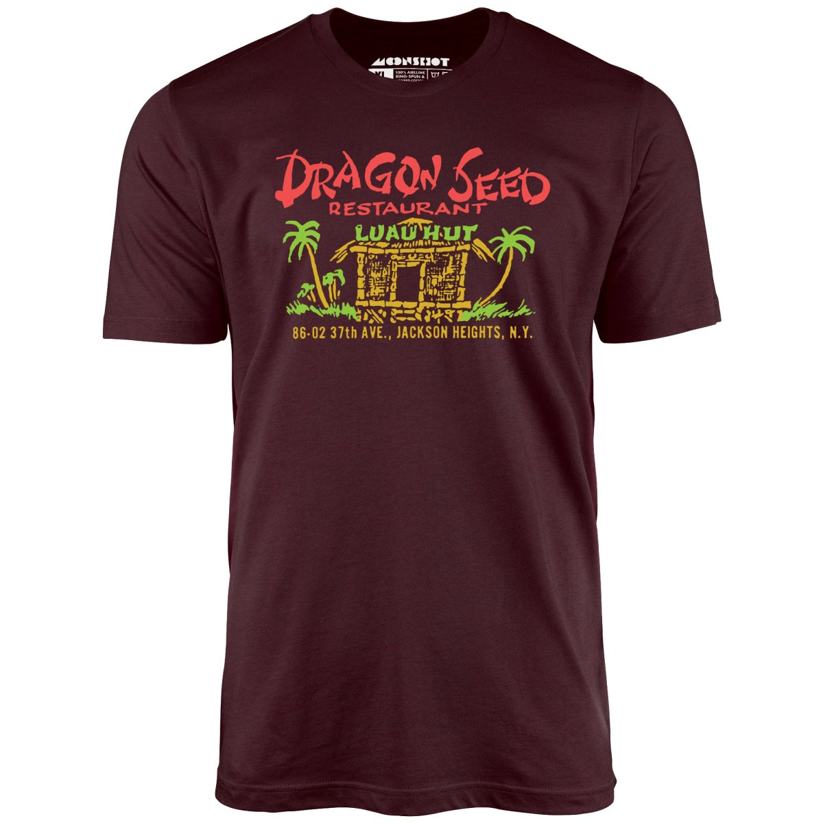 Dragon Seed Luau Hut - Jackson Heights, NY - Vintage Tiki Bar - Unisex T-Shirt