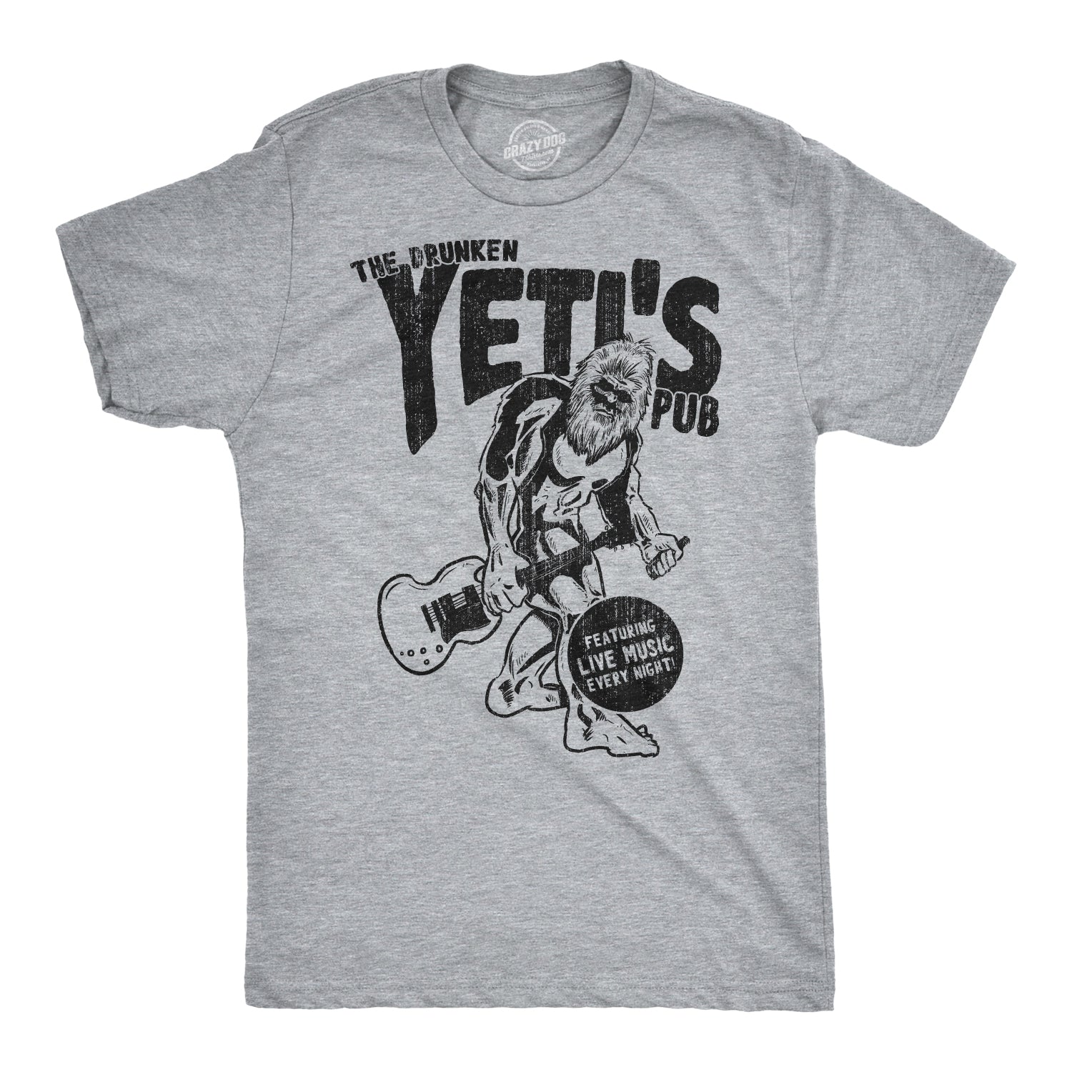 Drunken Yeti Pub Men's T Shirt Hoodie, Sweatshirt | InkThreadWorks.com (Image 1)