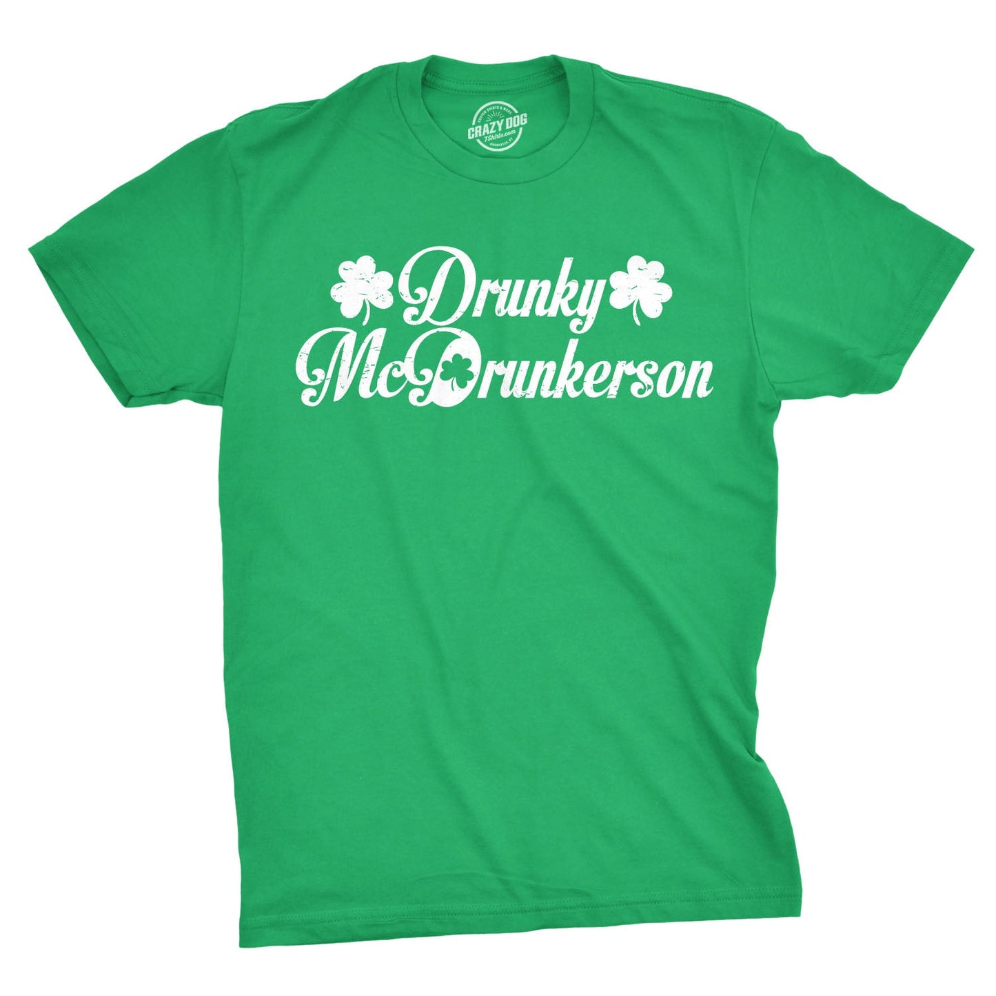 Drunky McDrunkerson Men's T Shirt Hoodie, Sweatshirt | InkThreadWorks.com (Image 1)
