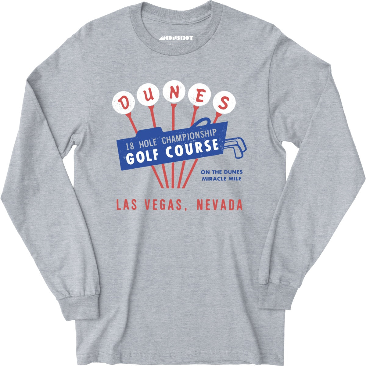 Dunes Golf Course - Vintage Las Vegas - Long Sleeve T-Shirt