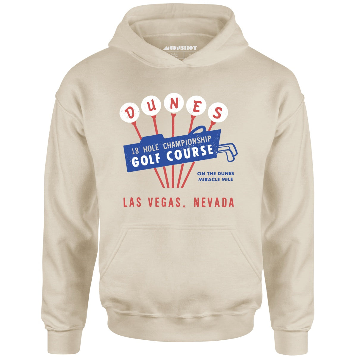 Dunes Golf Course - Vintage Las Vegas - Unisex Hoodie