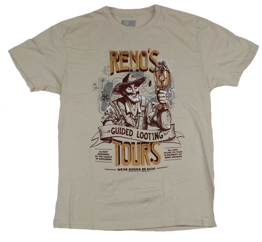 Hearthstone Mens T-Shirt - Reno's Guided Looting Tours Image