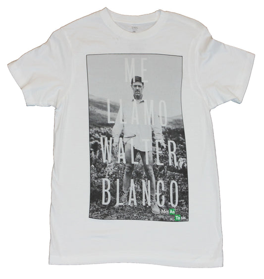 MetAs Tasis Breaking Bad Mens T-Shirt - Me Llamo Walter Blanco Photo Image