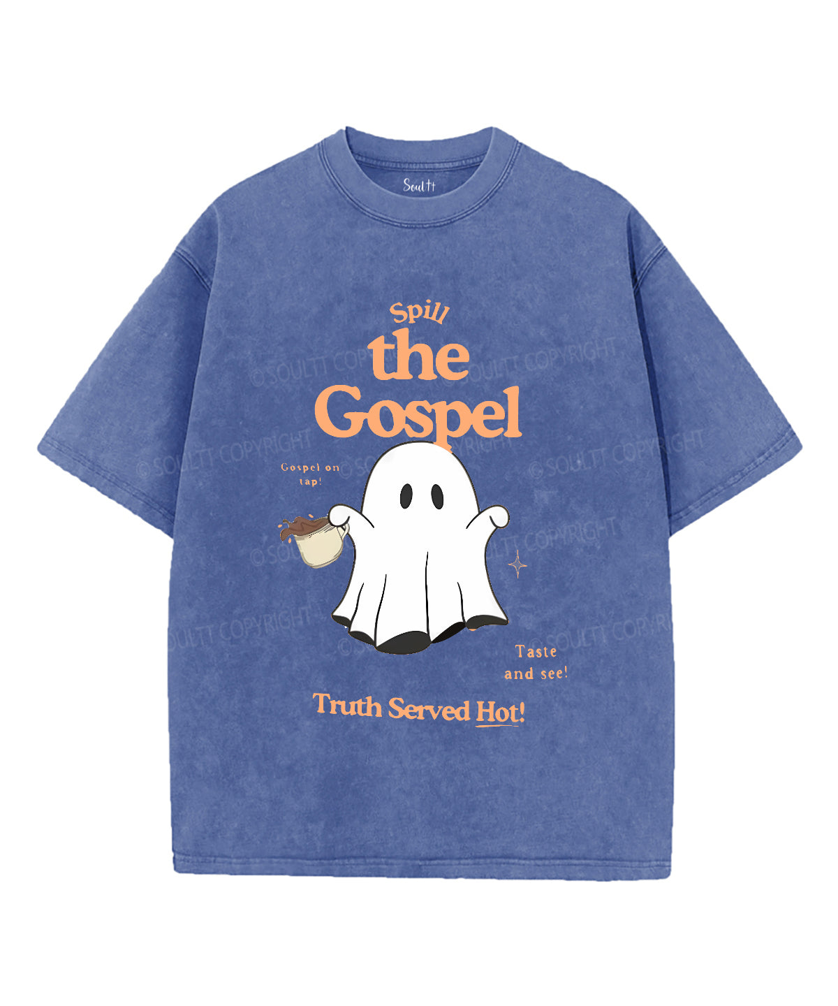 Truth Served Hot Unisex Washed Christian T-shirt