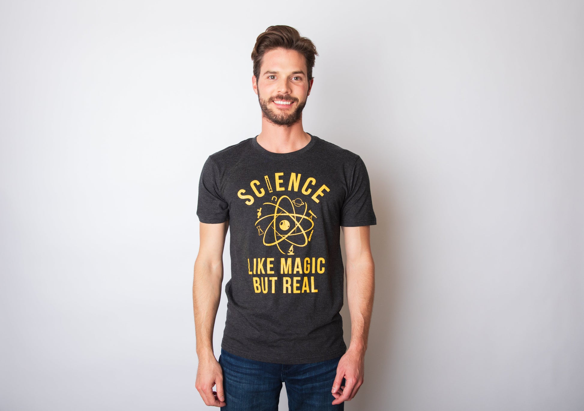 Science: Like Magic But Real Men's T Shirt Hoodie, Sweatshirt | InkThreadWorks.com (Image 2)