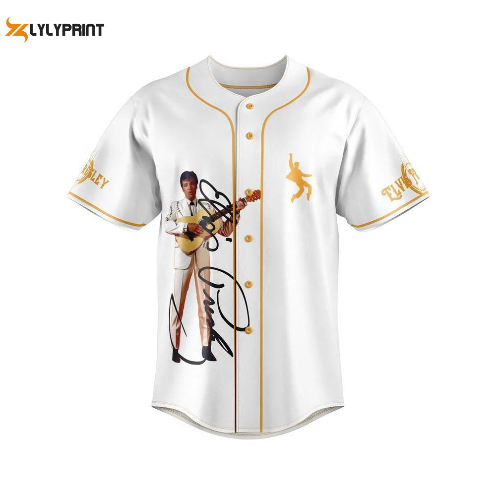 Elvis Presley Baseball Jersey, Elvis Presley Jersey Shirt - lylyprint.com