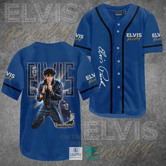 Elvis Presley Graceland Baseball Jersey