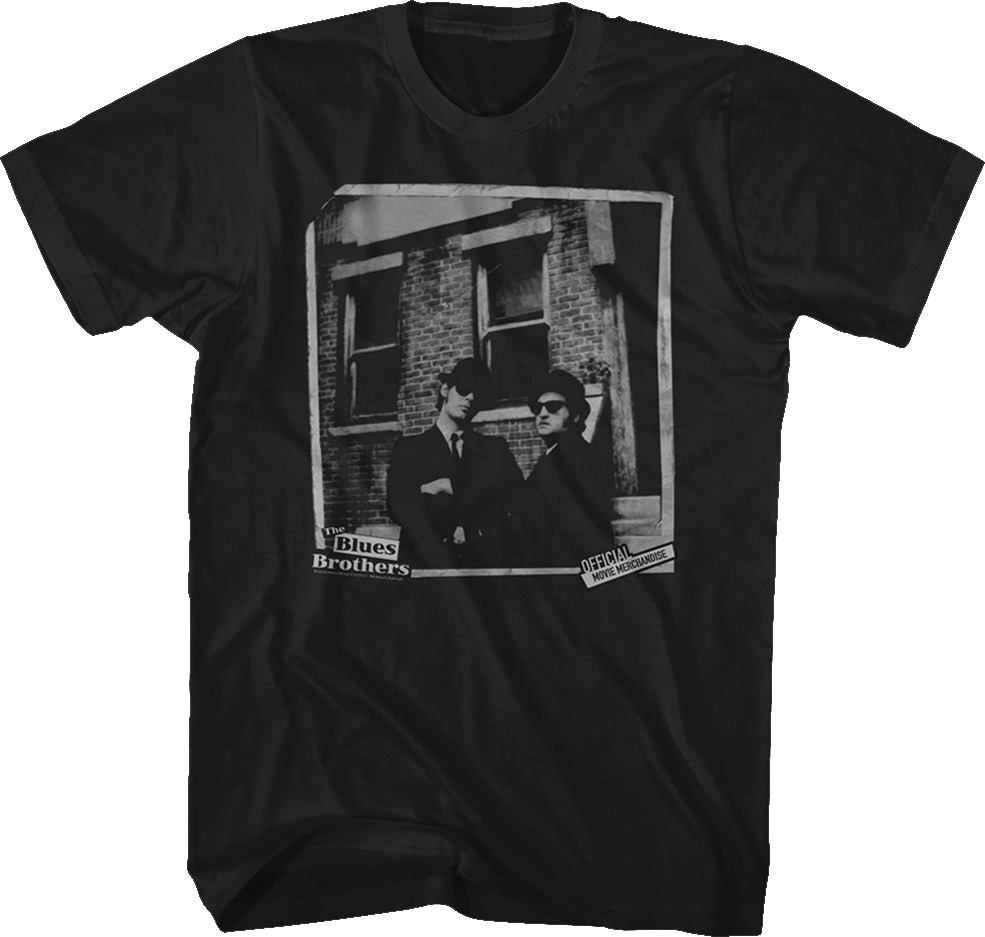 Elwood and Jake Photograph Blues Brothers T-Shirt