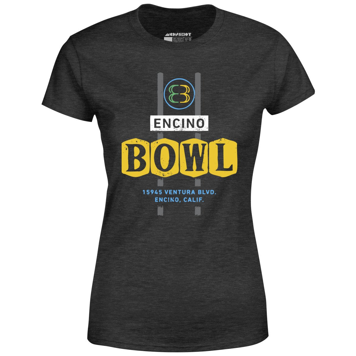 Encino Bowl - Encino, CA - Vintage Bowling Alley - Women's T-Shirt
