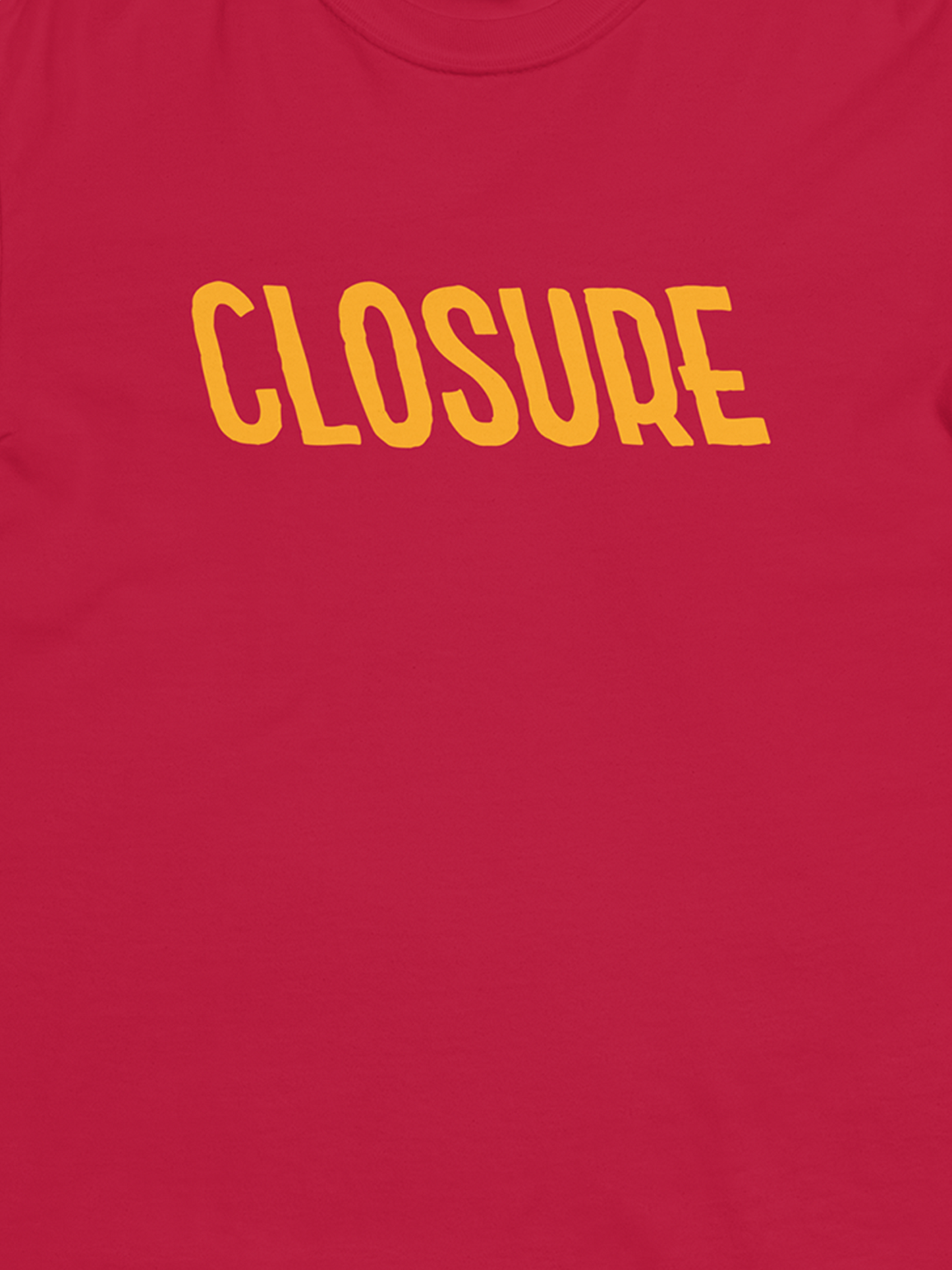 Entergalactic Closure Heavyweight Tee [Red]
