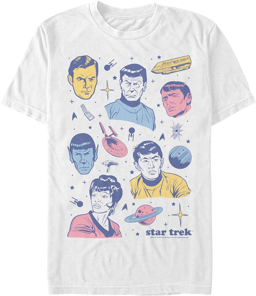 Enterprise Crew Collage Star Trek T-Shirt